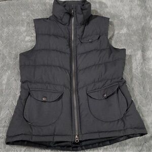 Athleta Goose Down Quilted Puff Vest Women’s Size Small Cotton Polyester Blend